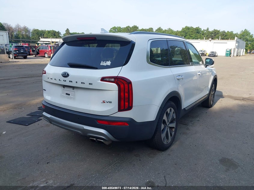 2020 Kia Telluride VIN 5XYP6DHC6LG037927 IAAI salvage auction — LEFT FRONT, Mv-907A (New York), sold $1,900 on 2026-07-28 (photo 4)