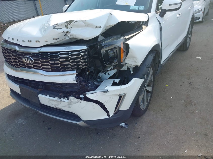 2020 Kia Telluride VIN 5XYP6DHC6LG037927 IAAI salvage auction — LEFT FRONT, Mv-907A (New York), sold $1,900 on 2026-07-28 (photo 6)