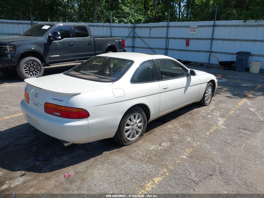 1992 Lexus Sc VIN JT8UZ30C6N0008371 IAAI salvage auction — NORMAL WEAR, Clear (Illinois), sold $1,800 on 2026-07-13 (photo 4)