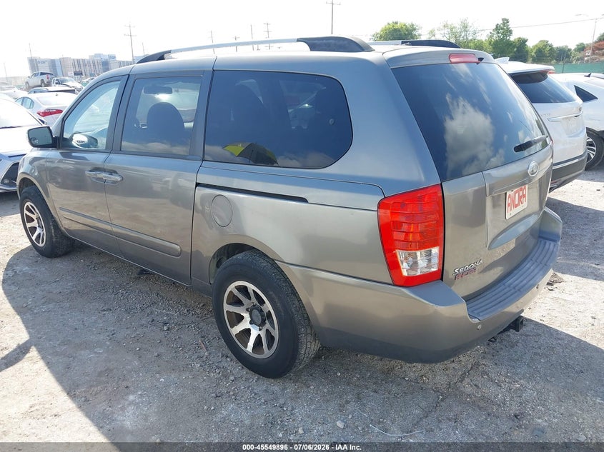 2011 Kia SEDONA VIN KNDMG4C75B6389165 IAAI salvage auction — LEFT & RIGHT, Original (Texas), sold $975 on 2026-07-29 (photo 3)