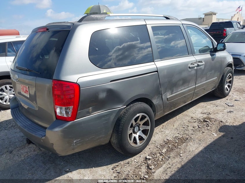 2011 Kia SEDONA VIN KNDMG4C75B6389165 IAAI salvage auction — LEFT & RIGHT, Original (Texas), sold $975 on 2026-07-29 (photo 4)