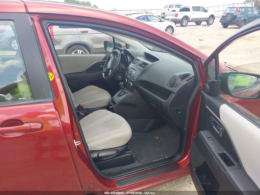 2012 Mazda 5 VIN JM1CW2BL1C0105309 IAAI salvage auction — NORMAL WEAR, Clear (Georgia), sold $1,450 on 2026-07-16 (photo 5)