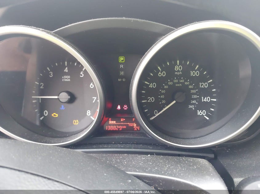 2012 Mazda 5 VIN JM1CW2BL1C0105309 IAAI salvage auction — NORMAL WEAR, Clear (Georgia), sold $1,450 on 2026-07-16 (photo 7)