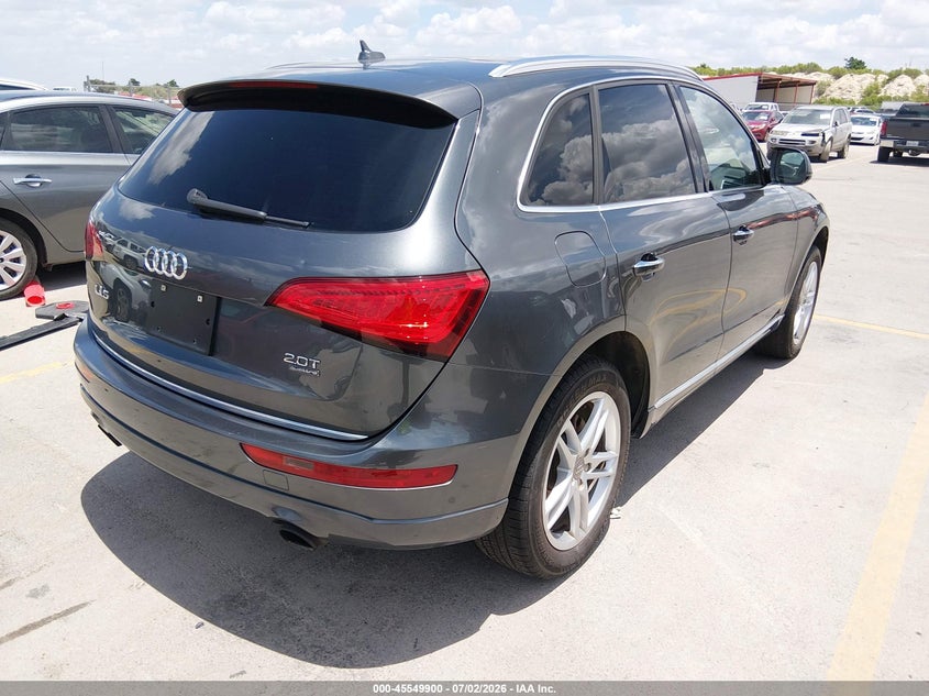 2016 Audi Q5 VIN WA1C2AFP8GA137459 IAAI salvage auction — NORMAL WEAR, Clear (Texas), sold $2,650 on 2026-07-09 (photo 4)