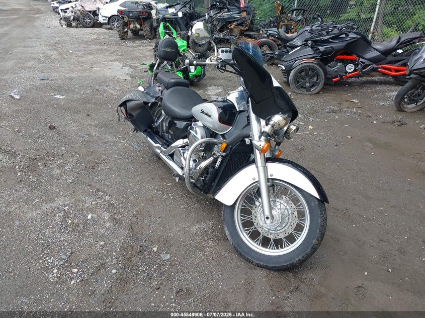 2004 Honda Vt750 VIN JH2RC503X4M004097 IAAI salvage auction — ENGINE DAMAGE, Salvage (Ohio), sold $400 on 2026-07-29 (photo 1)