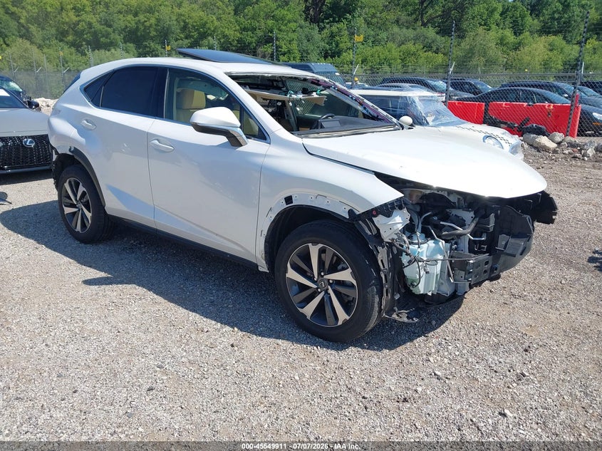 2019 Lexus Nx VIN JTJBARBZ8K2197588 IAAI salvage auction — FRONT & REAR, Salvage Title, sold $5,500 on 2026-07-31 (photo 1)