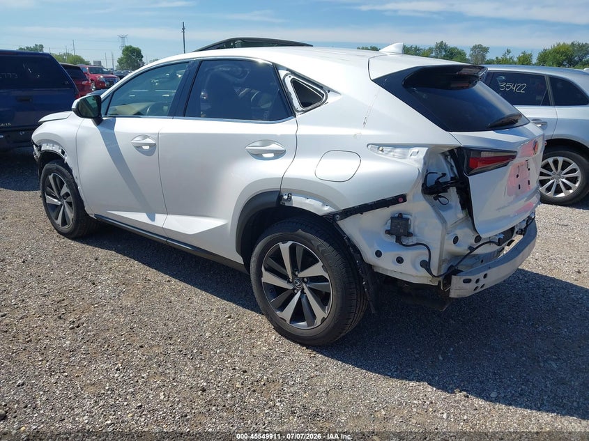2019 Lexus Nx VIN JTJBARBZ8K2197588 IAAI salvage auction — FRONT & REAR, Salvage Title, sold $5,500 on 2026-07-31 (photo 3)