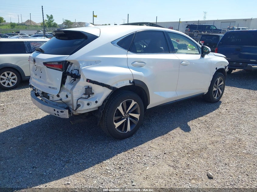 2019 Lexus Nx VIN JTJBARBZ8K2197588 IAAI salvage auction — FRONT & REAR, Salvage Title, sold $5,500 on 2026-07-31 (photo 4)