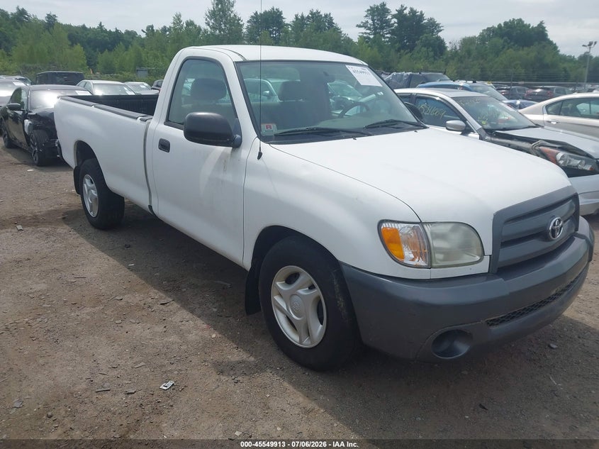 2004 Toyota Tundra VIN 5TBJN32104S447906 IAAI salvage auction — NORMAL WEAR, Clear (Massachusetts), sold $1,900 on 2026-07-10 (photo 1)