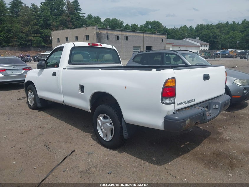 2004 Toyota Tundra VIN 5TBJN32104S447906 IAAI salvage auction — NORMAL WEAR, Clear (Massachusetts), sold $1,900 on 2026-07-10 (photo 3)