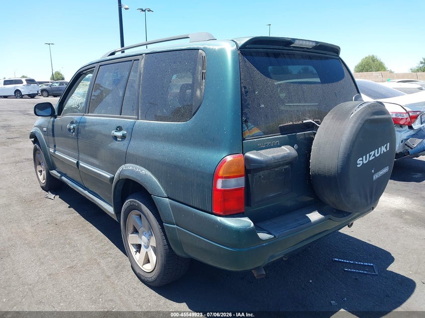 2001 Suzuki Grand vitara VIN JS3TY92VX14105157 IAAI salvage auction — FRONT END, Salvage Certificate (California), sold $100 on 2026-07-17 (photo 3)