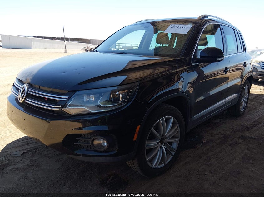 2016 Volkswagen Tiguan VIN WVGAV7AX8GW501196 IAAI salvage auction — NORMAL WEAR, Clear-Dealer Only (Arizona), sold $675 on 2026-07-28 (photo 2)