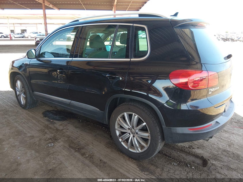 2016 Volkswagen Tiguan VIN WVGAV7AX8GW501196 IAAI salvage auction — NORMAL WEAR, Clear-Dealer Only (Arizona), sold $675 on 2026-07-28 (photo 3)