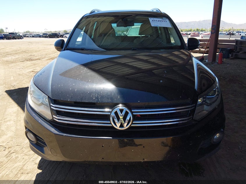 2016 Volkswagen Tiguan VIN WVGAV7AX8GW501196 IAAI salvage auction — NORMAL WEAR, Clear-Dealer Only (Arizona), sold $675 on 2026-07-28 (photo 6)