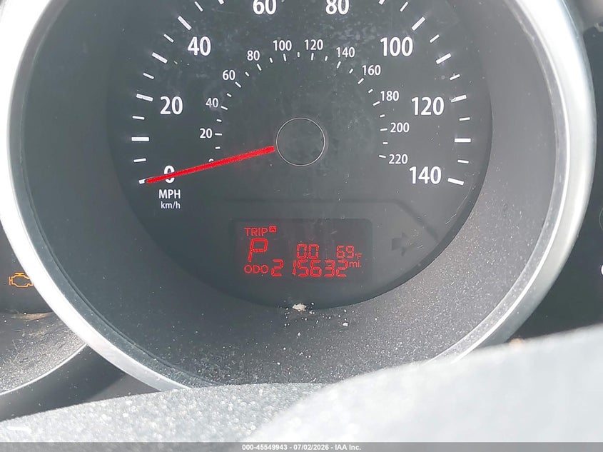 2013 Kia Soul VIN KNDJT2A64D7533489 IAAI salvage auction — NORMAL WEAR, Clear (California), sold $300 on 2026-07-29 (photo 7)