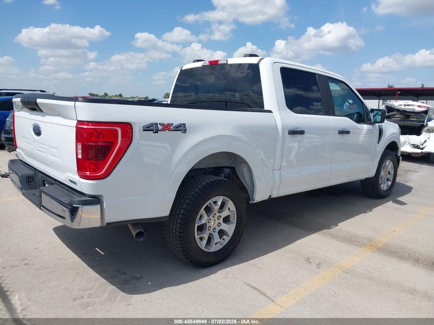 2023 Ford F-150 VIN 1FTFW1E85PFC47504 IAAI salvage auction — HAIL, Clear (Texas), sold $21,925 on 2026-07-19 (photo 4)