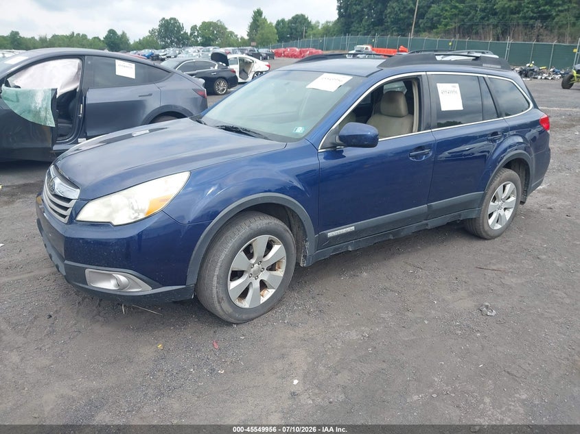 2011 Subaru Outback VIN 4S4BRBCC7B3368818 IAAI salvage auction — FRONT & REAR, Salvage (Pennsylvania), sold $625 on 2026-07-18 (photo 2)