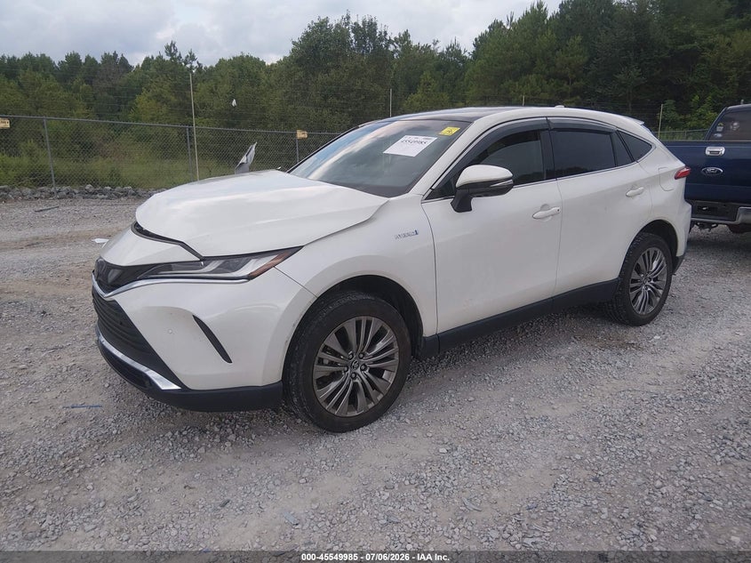 2021 Toyota Venza VIN JTEAAAAH9MJ059605 IAAI salvage auction — RIGHT FRONT, Salvage Title, sold $14,150 on 2026-08-31 (photo 2)
