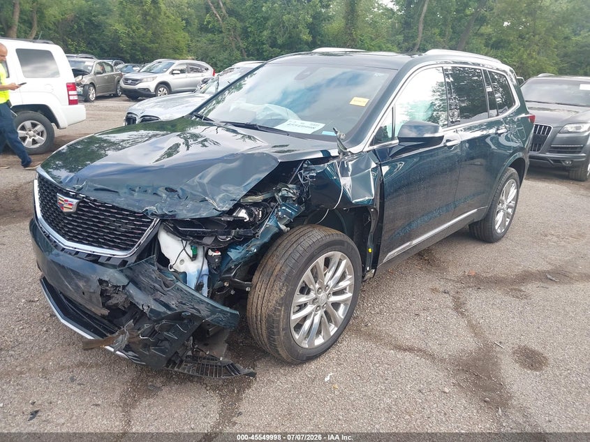 2024 Cadillac Xt6 VIN 1GYKPDRS7RZ756458 IAAI salvage auction — LEFT FRONT, Salvage (Ohio), sold $13,650 on 2026-08-11 (photo 2)