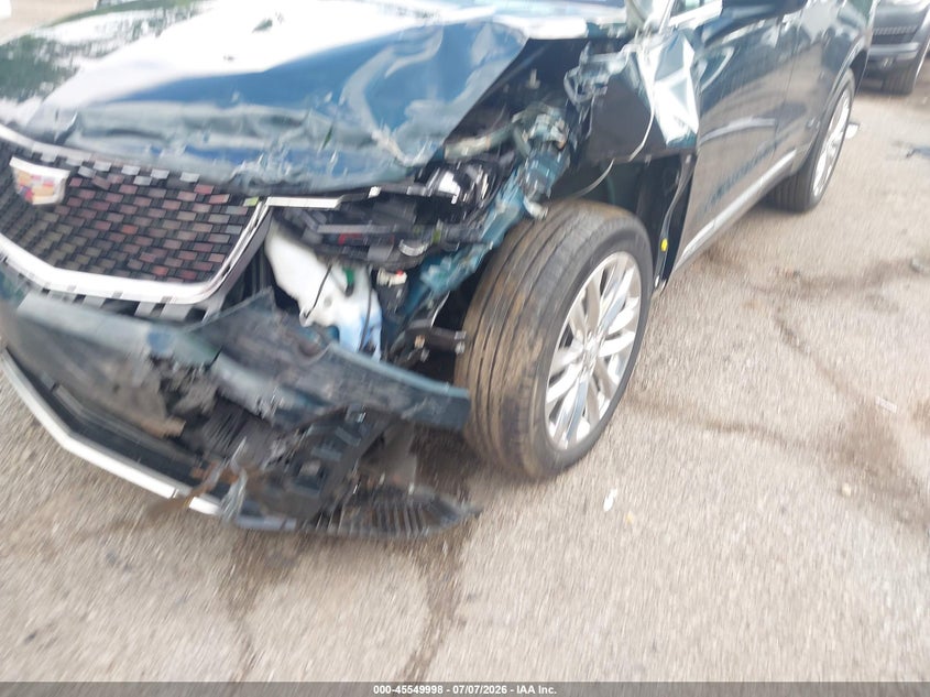 2024 Cadillac Xt6 VIN 1GYKPDRS7RZ756458 IAAI salvage auction — LEFT FRONT, Salvage (Ohio), sold $13,650 on 2026-08-11 (photo 6)