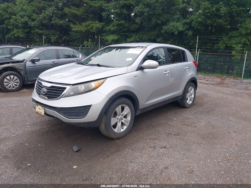2012 Kia Sportage VIN KNDPBCA26C7309090 IAAI salvage auction — FRONT END, Salvage (Ohio), sold $925 on 2026-07-24 (photo 2)
