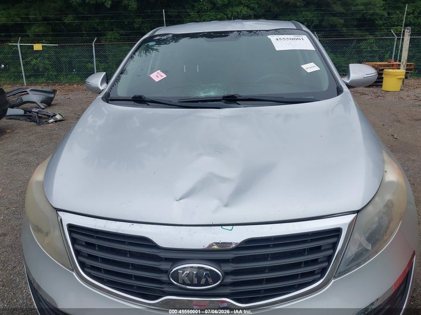 2012 Kia Sportage VIN KNDPBCA26C7309090 IAAI salvage auction — FRONT END, Salvage (Ohio), sold $925 on 2026-07-24 (photo 6)