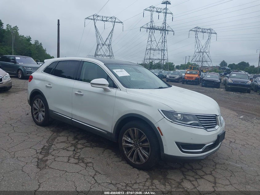 2017 Lincoln Mkx VIN 2LMPJ8LP5HBL22579 IAAI salvage auction — LEFT SIDE, Salvage (Pennsylvania), sold $25 on 2026-07-17 (photo 1)