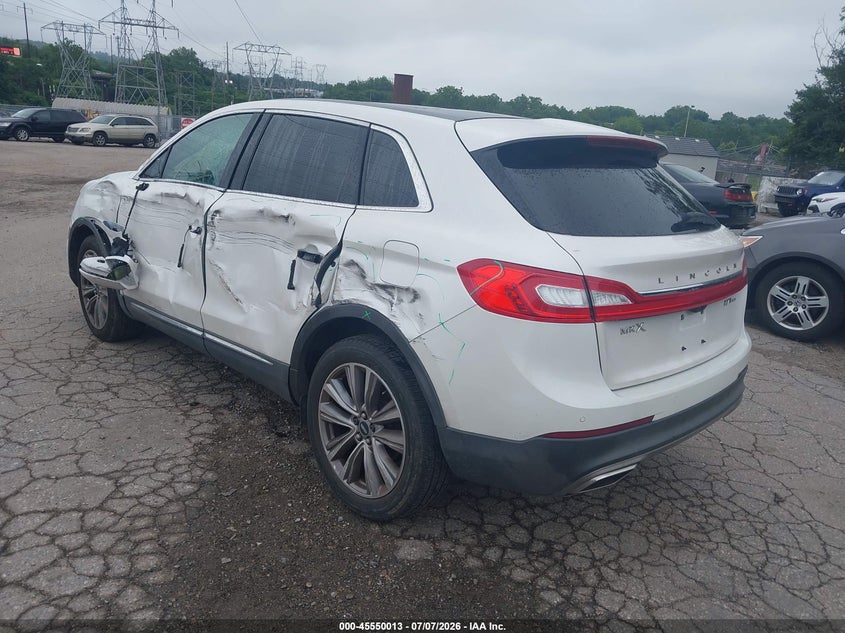 2017 Lincoln Mkx VIN 2LMPJ8LP5HBL22579 IAAI salvage auction — LEFT SIDE, Salvage (Pennsylvania), sold $25 on 2026-07-17 (photo 3)