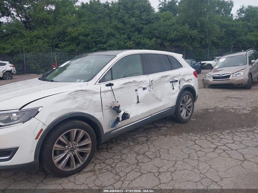 2017 Lincoln Mkx VIN 2LMPJ8LP5HBL22579 IAAI salvage auction — LEFT SIDE, Salvage (Pennsylvania), sold $25 on 2026-07-17 (photo 6)