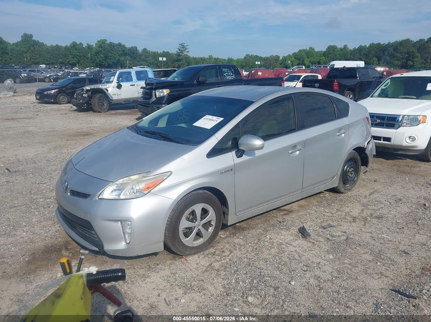2015 Toyota Prius VIN JTDKN3DU9F0426898 IAAI salvage auction — LEFT REAR, Salvage (Georgia), sold $2,550 on 2026-07-31 (photo 2)