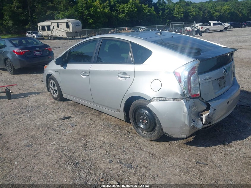 2015 Toyota Prius VIN JTDKN3DU9F0426898 IAAI salvage auction — LEFT REAR, Salvage (Georgia), sold $2,550 on 2026-07-31 (photo 3)