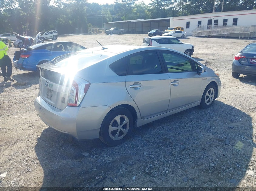 2015 Toyota Prius VIN JTDKN3DU9F0426898 IAAI salvage auction — LEFT REAR, Salvage (Georgia), sold $2,550 on 2026-07-31 (photo 4)