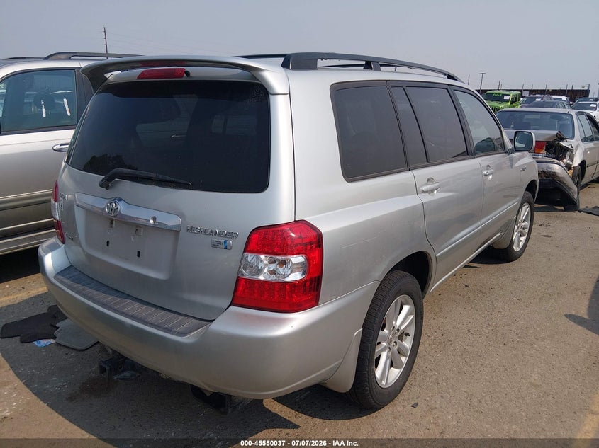2006 Toyota Highlander hybrid VIN JTEEW21A260026787 IAAI salvage auction — NORMAL WEAR, Clear (Colorado), sold $450 on 2026-07-28 (photo 4)