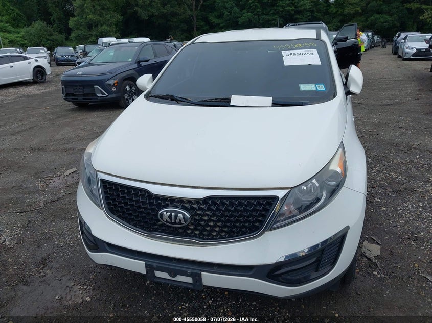 2016 Kia Sportage VIN KNDPBCAC4G7834552 IAAI salvage auction — NORMAL WEAR, Clear (New York), sold $1,000 on 2026-07-14 (photo 6)
