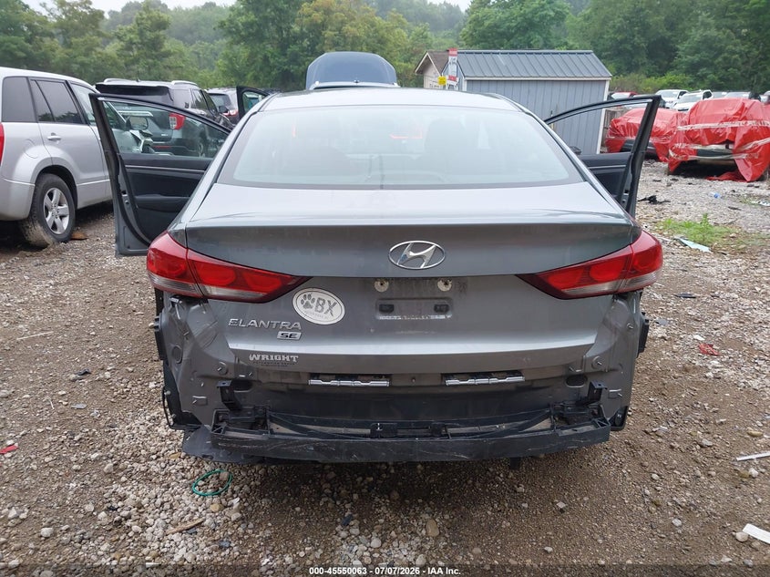 2018 Hyundai Elantra VIN KMHD74LF6JU581806 IAAI salvage auction — REAR END, Salvage (Pennsylvania), sold $2,900 on 2026-07-28 (photo 6)