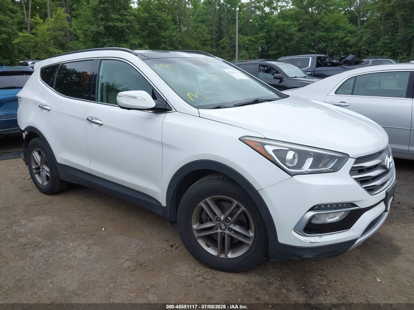 2017 Hyundai Santa fe VIN 5XYZUDLB6HG465856 IAAI salvage auction — FRONT & REAR, Salvage - Greater Than 75% (Maryland), sold $3,050 on 2026-07-18 (photo 1)