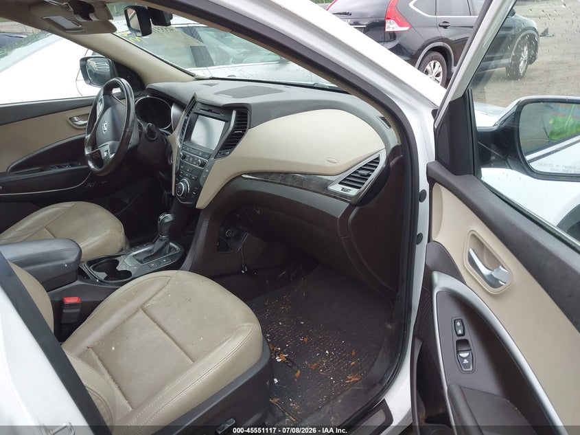 2017 Hyundai Santa fe VIN 5XYZUDLB6HG465856 IAAI salvage auction — FRONT & REAR, Salvage - Greater Than 75% (Maryland), sold $3,050 on 2026-07-18 (photo 5)