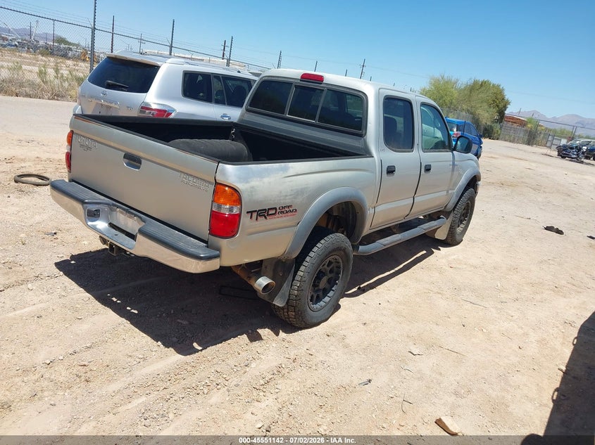 2004 Toyota Tacoma VIN 5TEGN92N24Z357277 IAAI salvage auction — NORMAL WEAR, Clear-Dealer Only (Arizona), sold $3,400 on 2026-07-09 (photo 4)