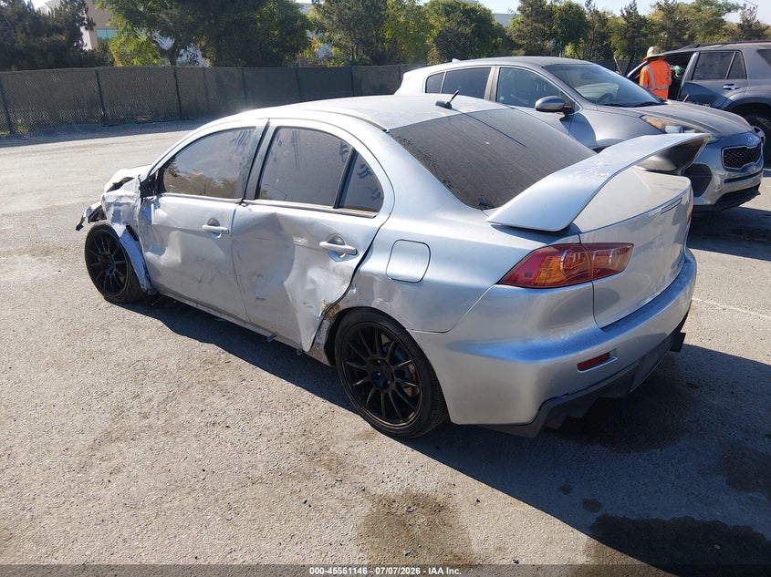 2008 Mitsubishi Lancer evolution VIN JA3AW86V88U049079 IAAI salvage auction — FRONT END, Salvage (Texas), sold $3,450 on 2026-08-21 (photo 3)
