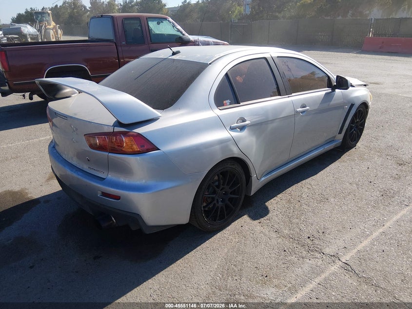 2008 Mitsubishi Lancer evolution VIN JA3AW86V88U049079 IAAI salvage auction — FRONT END, Salvage (Texas), sold $3,450 on 2026-08-21 (photo 4)