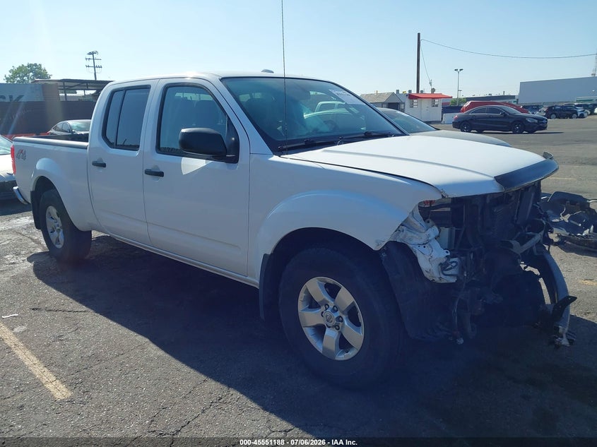 2012 Nissan Navara (frontier) VIN 1N6AD0FV9CC413580 IAAI salvage auction — FRONT END, Salvage (California), sold $2,600 on 2026-07-12 (photo 1)