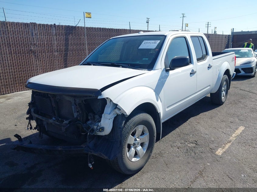 2012 Nissan Navara (frontier) VIN 1N6AD0FV9CC413580 IAAI salvage auction — FRONT END, Salvage (California), sold $2,600 on 2026-07-12 (photo 2)