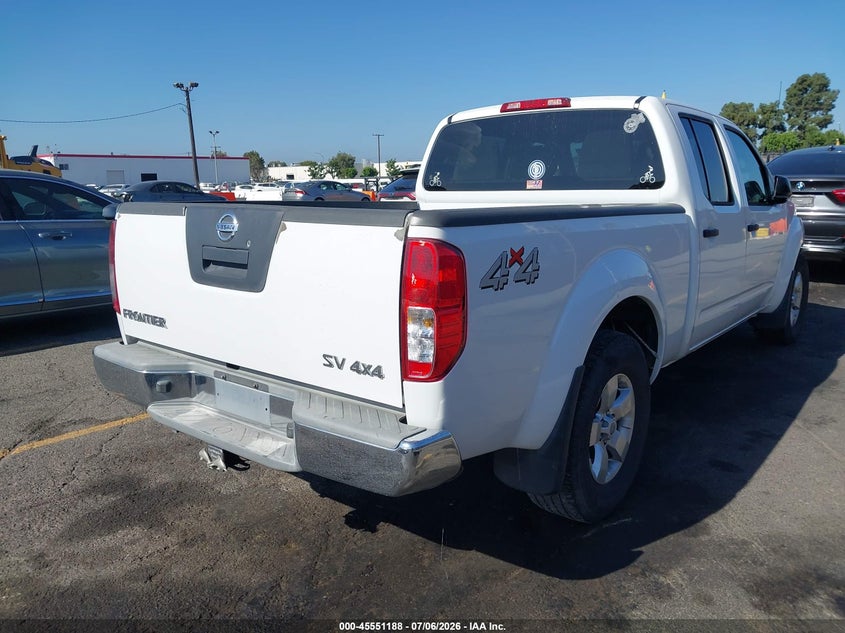 2012 Nissan Navara (frontier) VIN 1N6AD0FV9CC413580 IAAI salvage auction — FRONT END, Salvage (California), sold $2,600 on 2026-07-12 (photo 4)