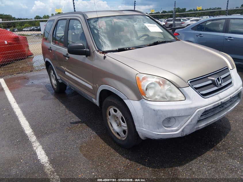 2006 Honda Cr-v VIN JHLRD68526C007024 IAAI salvage auction — NORMAL WEAR, Clear (Louisiana), sold $775 on 2026-07-29 (photo 1)