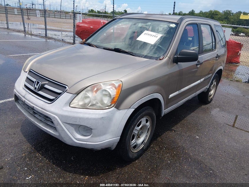 2006 Honda Cr-v VIN JHLRD68526C007024 IAAI salvage auction — NORMAL WEAR, Clear (Louisiana), sold $775 on 2026-07-29 (photo 2)