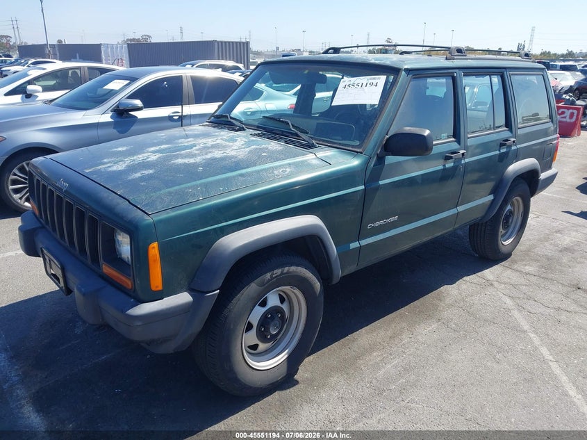 2001 Jeep Cherokee VIN 1J4FT28S11L507664 IAAI salvage auction — NORMAL WEAR, Clear - Dealer Only (California), sold $1,225 on 2026-07-09 (photo 2)