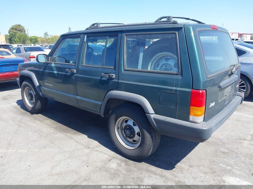 2001 Jeep Cherokee VIN 1J4FT28S11L507664 IAAI salvage auction — NORMAL WEAR, Clear - Dealer Only (California), sold $1,225 on 2026-07-09 (photo 3)