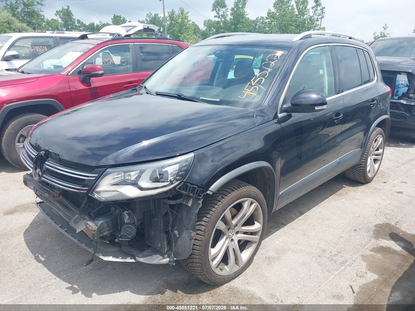 2016 Volkswagen Tiguan VIN WVGAV7AX5GW591939 IAAI salvage auction — FRONT END, Salvage (Ohio), sold $3,200 on 2026-07-24 (photo 2)