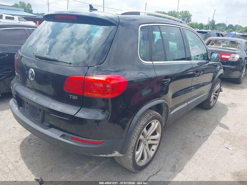 2016 Volkswagen Tiguan VIN WVGAV7AX5GW591939 IAAI salvage auction — FRONT END, Salvage (Ohio), sold $3,200 on 2026-07-24 (photo 4)
