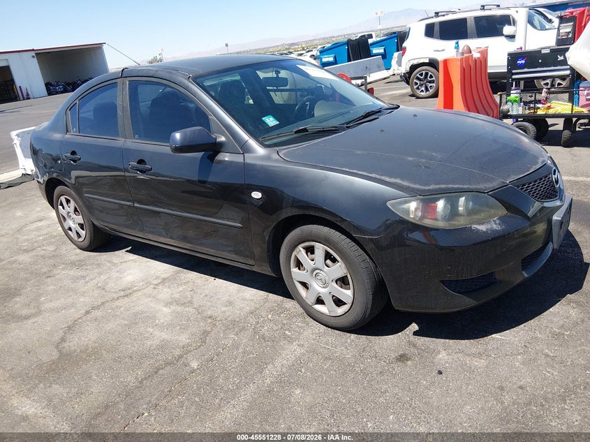 2006 Mazda 3 VIN JM1BK12F761453349 IAAI salvage auction — NORMAL WEAR, Clear (Nevada), sold $225 on 2026-07-17 (photo 1)